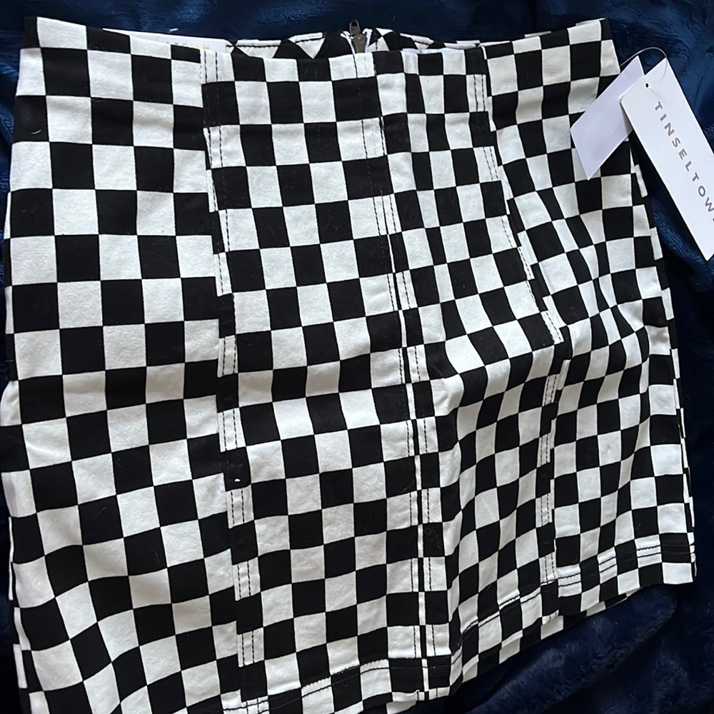 Tinseltown Skirts Tinseltown Size Small Checkered Skirt
